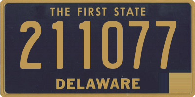 DE license plate 211077