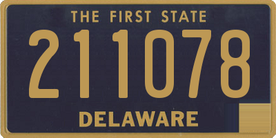 DE license plate 211078