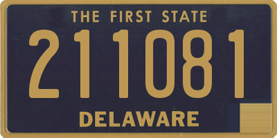 DE license plate 211081