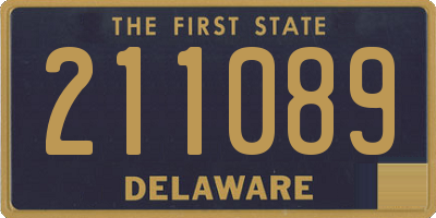 DE license plate 211089