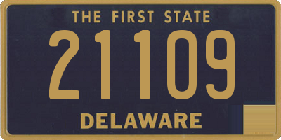 DE license plate 21109