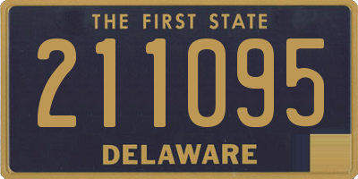 DE license plate 211095