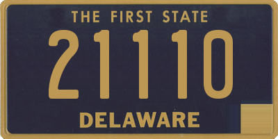 DE license plate 21110