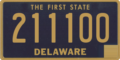 DE license plate 211100