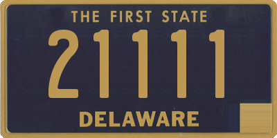 DE license plate 21111