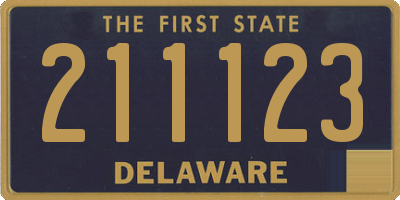 DE license plate 211123