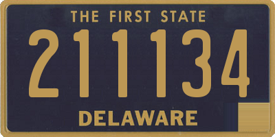 DE license plate 211134