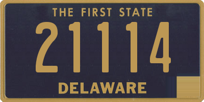 DE license plate 21114