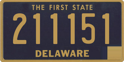 DE license plate 211151