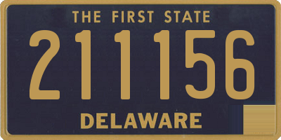 DE license plate 211156