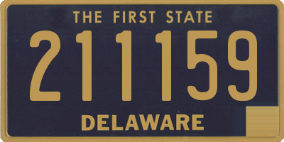 DE license plate 211159