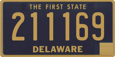 DE license plate 211169