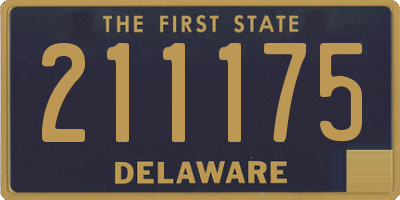 DE license plate 211175