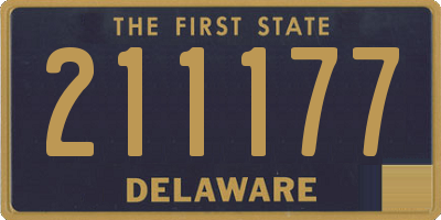 DE license plate 211177