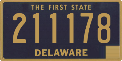 DE license plate 211178