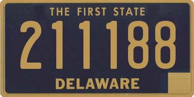 DE license plate 211188