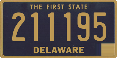 DE license plate 211195