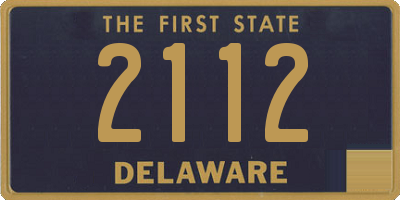 DE license plate 2112