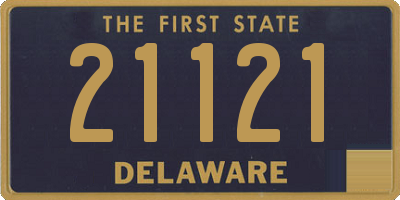 DE license plate 21121