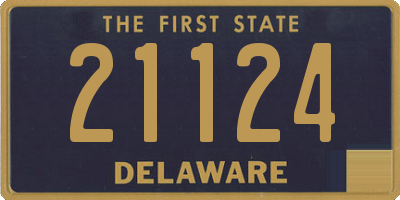 DE license plate 21124