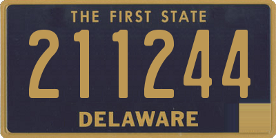 DE license plate 211244