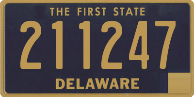 DE license plate 211247