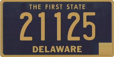 DE license plate 21125