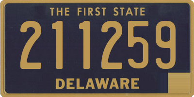 DE license plate 211259