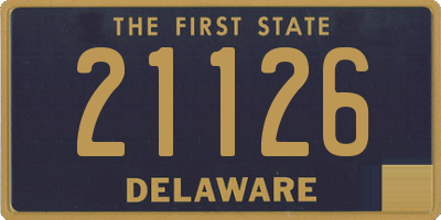 DE license plate 21126