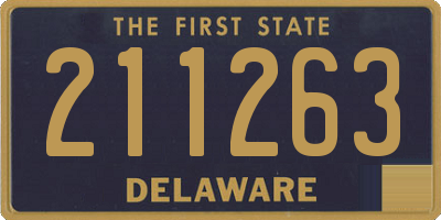 DE license plate 211263