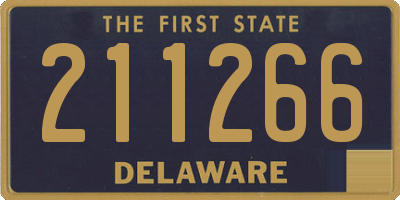 DE license plate 211266
