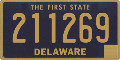 DE license plate 211269
