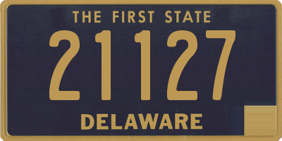 DE license plate 21127