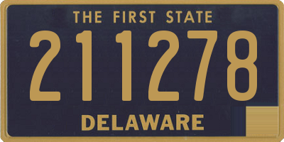 DE license plate 211278
