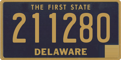 DE license plate 211280