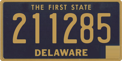 DE license plate 211285