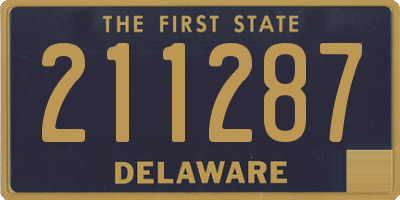 DE license plate 211287