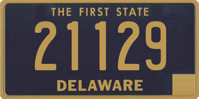 DE license plate 21129
