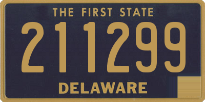 DE license plate 211299