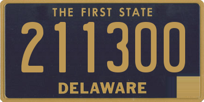 DE license plate 211300