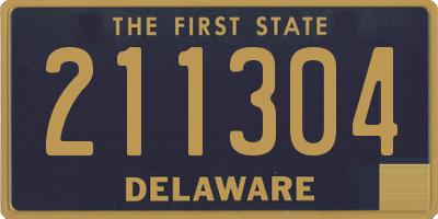 DE license plate 211304