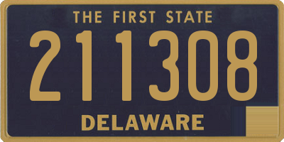 DE license plate 211308