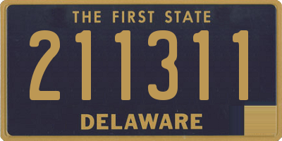 DE license plate 211311