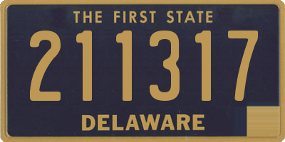 DE license plate 211317