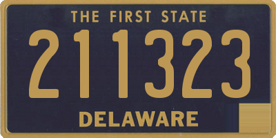 DE license plate 211323