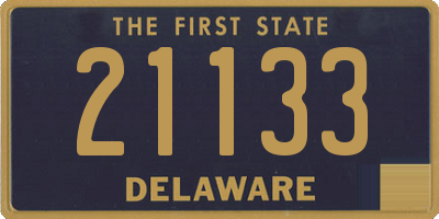 DE license plate 21133