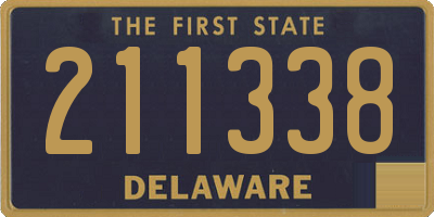 DE license plate 211338