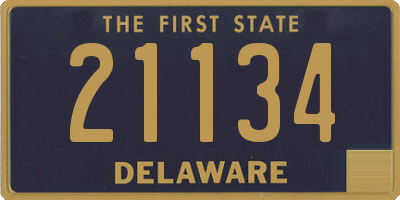 DE license plate 21134