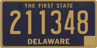 DE license plate 211348