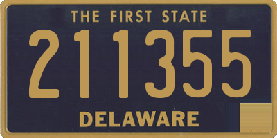 DE license plate 211355